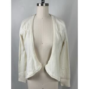 NEW- Vila Cream Wrap Top Cardigan Swedish Tags Rare Lounge Y2k Cozy Sleepwear